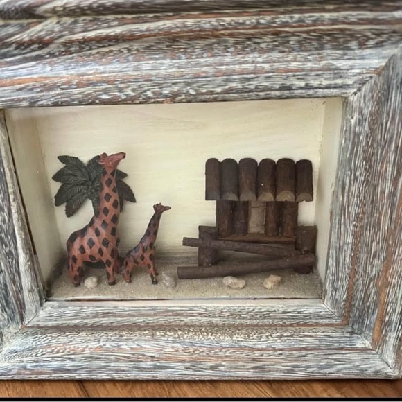 Rustic Wooden Shadow Box Set - Picture 4 of 4